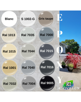 DB RENOVATION Peinture Epoxy sol Résistance Extérieur Terrasse/Balcon