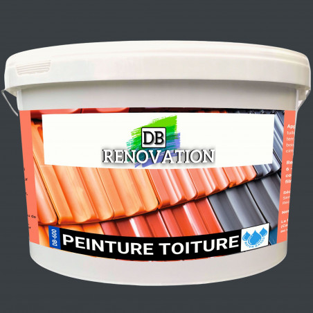 DB-600 PEINTURE TOIT Rénovation tuile - Haute imperméabilité, forte protection UV - 12KG