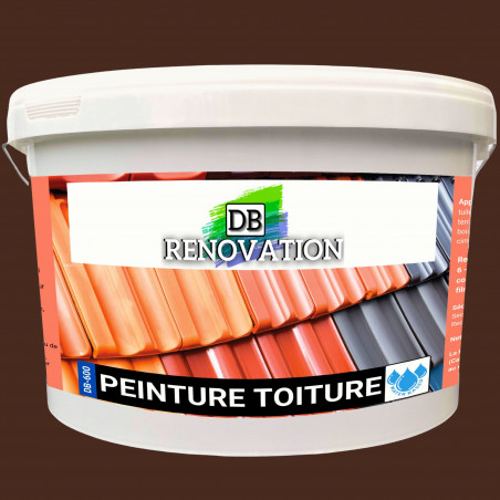 DB-600 PEINTURE TOIT Rénovation tuile - Haute imperméabilité, forte protection UV - 12KG