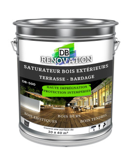 Saturateur bois, Haute protection bois résineux, bois durs & exotiques