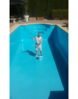 DECO-245 Peinture piscine 3 en 1 - Hydrofuge, Haute résistance au chlore, alcalis