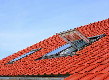 Peinture toit tuiles